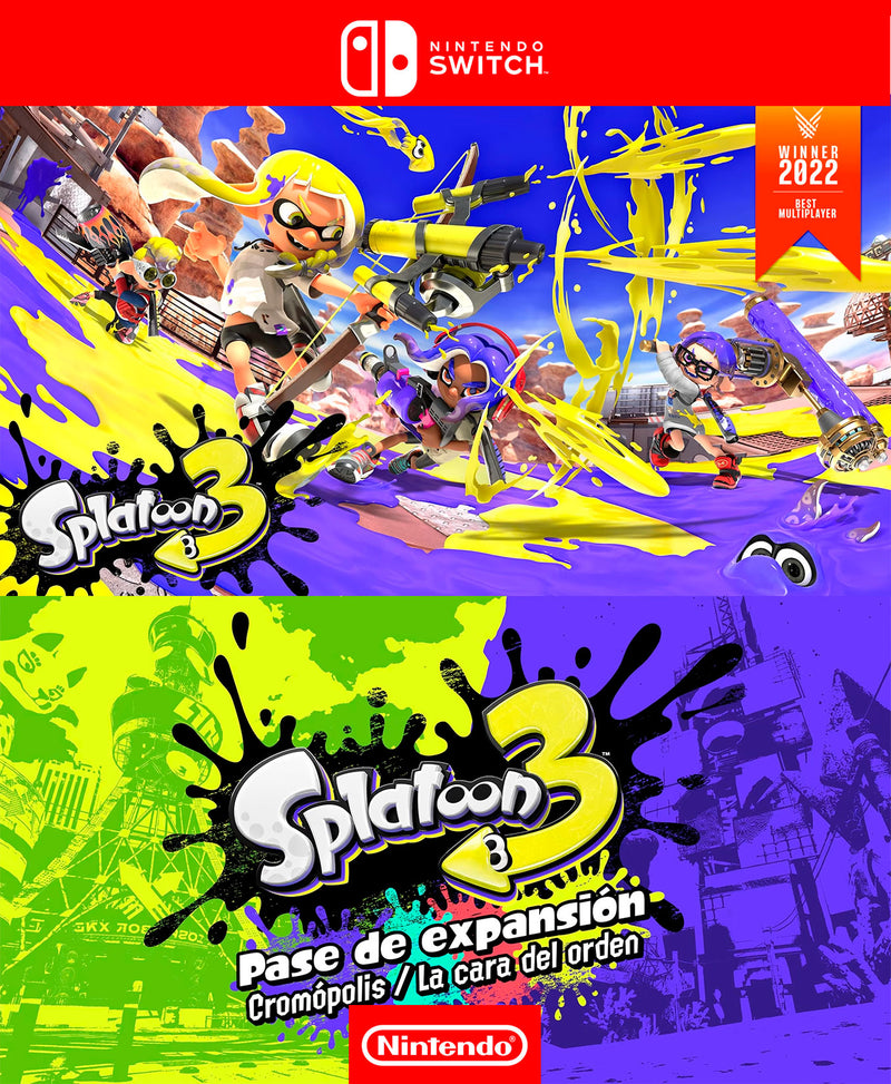 Splatoon 3 Bundle Game mas Expansion Pass - Switch
