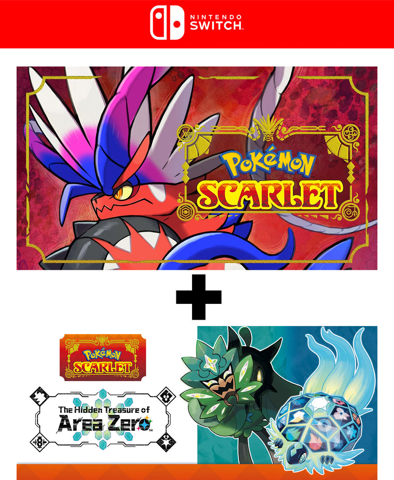 Pokémon Scarlet + The Hidden Treasure of Area Zero - Switch