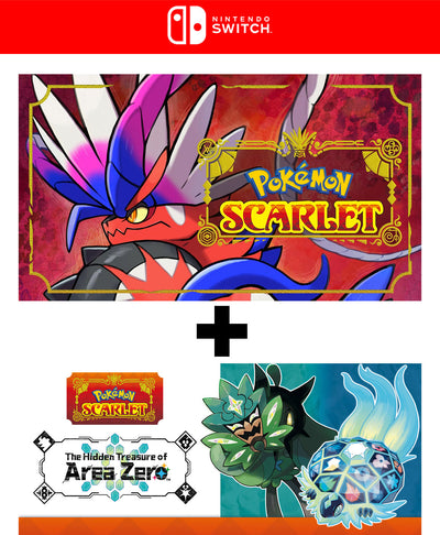 Pokémon Scarlet +  The Hidden Treasure of Area Zero - Switch