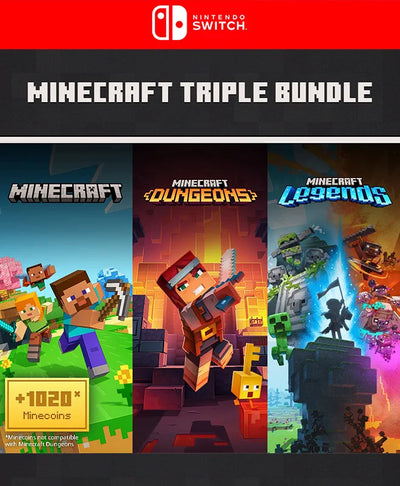 Minecraft Triple Bundle - Switch