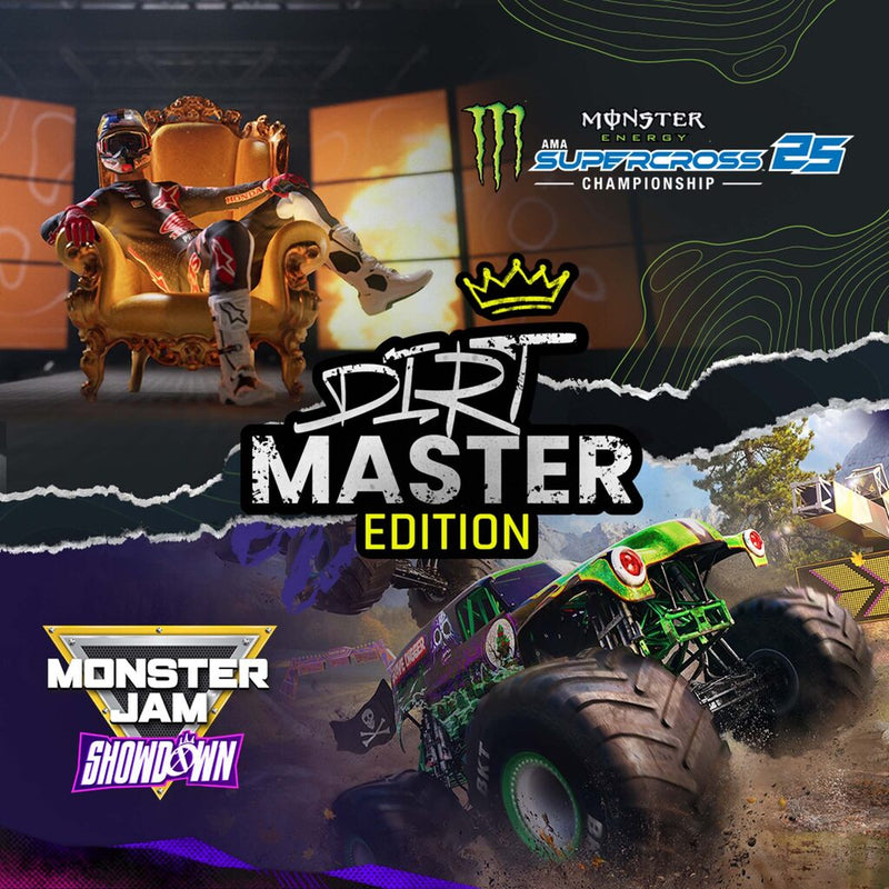 Monster Energy Supercross 25 X Monster Jam Showdown - Dirt Master Edition - PS5
